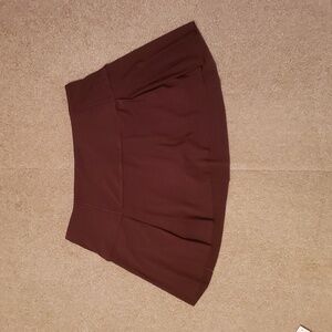 Lululemon Women's Dark Adobe Lost In Pace Skirt (Regular)